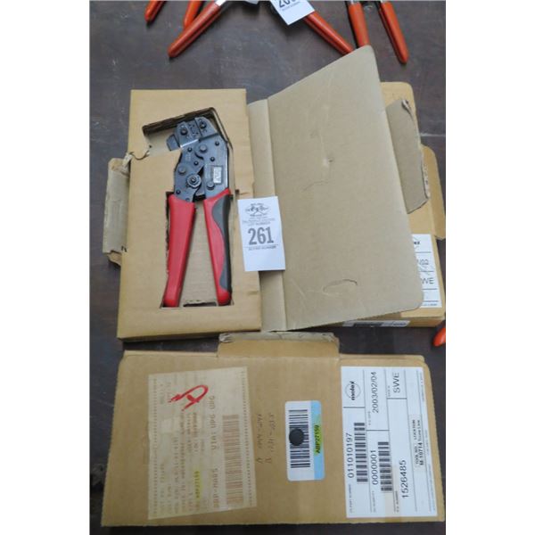 3-Molex Red Handle Crimp Tools - 3 X $