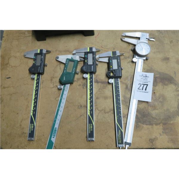 5-Dial Calipers - 5 X $