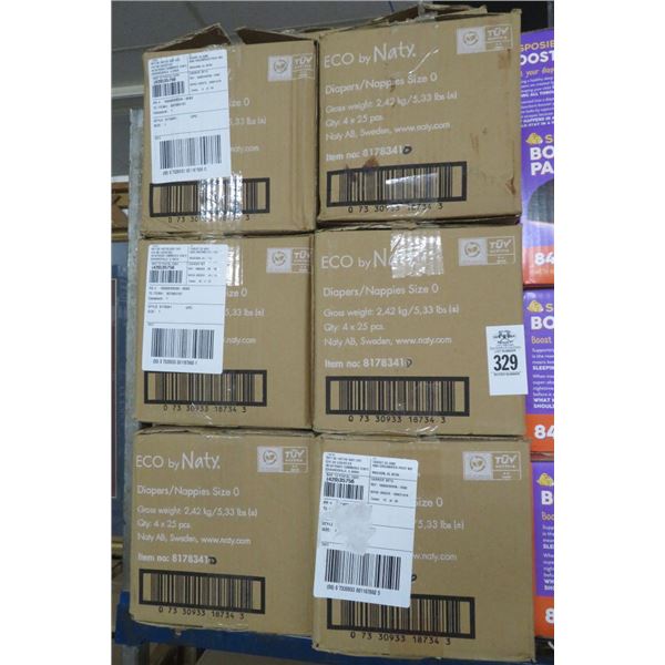 14-Boxes of Navy Diapers - 14 X $