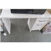 Image 1 : White 2 Drawer Desk