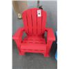 Image 1 : 9 Pc. Red White & Blue Child's Arm Chairs 9 X $ - 3 of Each Color