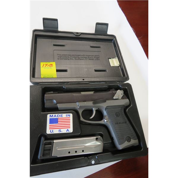 Ruger P89 9mm Pistol w/Hard Case & extra clip. s/n 314-77072