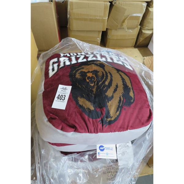 Montana Grizzlies Logo Pillows (3)