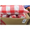 Image 2 : 4-Box of Red & White Indoor/Outdoor Pillows - 4 X $