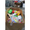 Image 1 : Box of Tempera Paint Sets, Sand Buckets & More