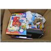 Image 2 : Box of Coloring Books & Toy Figurines