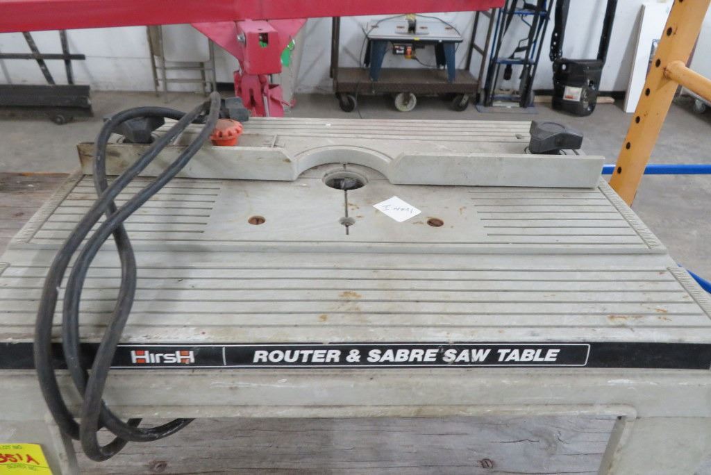 Hirsh Router & Saber Saw Table