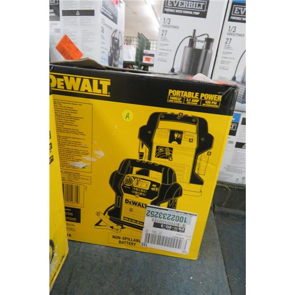 Dewalt Portable Jump Starter/USB/Air Compressor