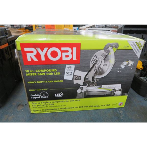 Ryobi 10" LED Miter Saw