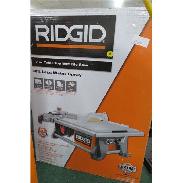 Ridgid 7  Table Wet Saw