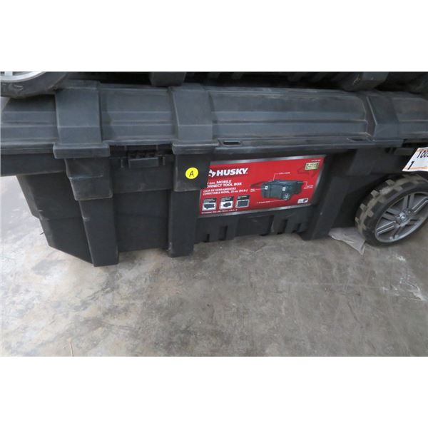 Husky 25 Gal. Tool Tote No Latches