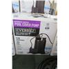Image 1 : 9-Everbilt 1/4 HP Pool Cover Pump - 9 X $