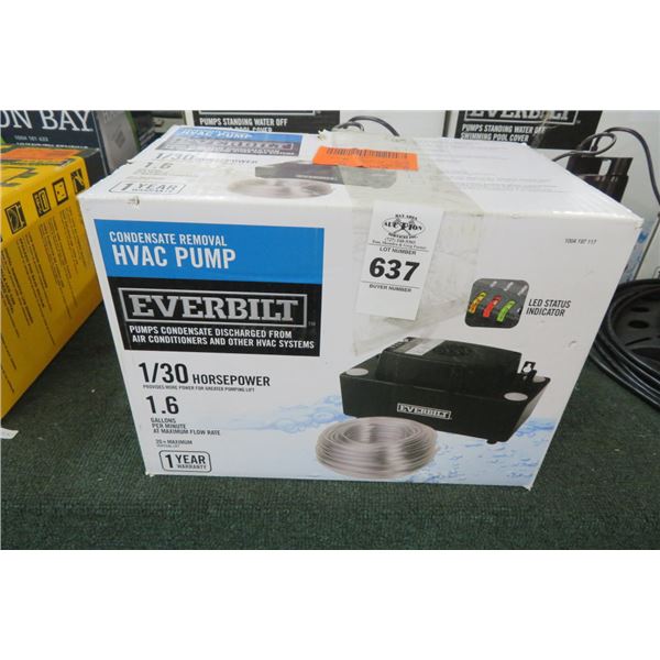 Everbilt 1/30 HP Condensate Pump