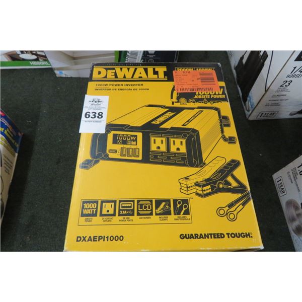 Dewalt 1000 Watt Power Inverter