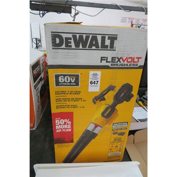 Dewalt 60 V Lithium Leaf Blower