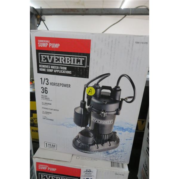 Everbilt 1/3 HP Sump Pump