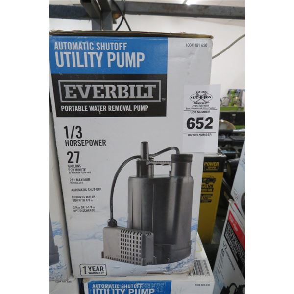 Everbilt 1/3 HP Utility Pump