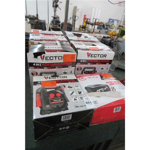 8-Vecto-Battery Charger/Jump Pack - 8 X $