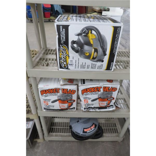 4-Small Shop Vacs - 4 X $
