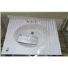 Image 1 : Glacier Bay 25" Cultured Marble Vanity Top Sink