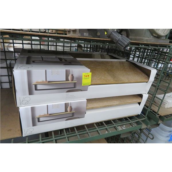 4-Project 62 Wall Shelfs - 4 X $