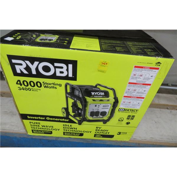 Ryobi 4KW Portable Generator