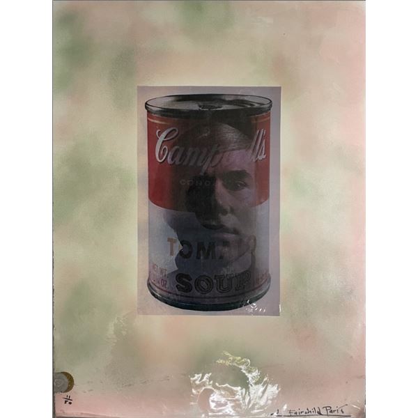 RARE Limited Edition Andy Warhol Campbell's Soup , Fairchild Paris Collection