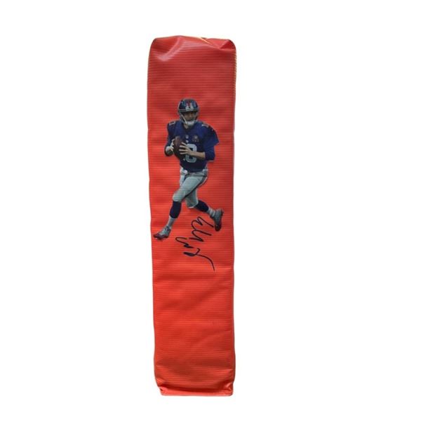 Eli Manning Signed End Zone Pylon