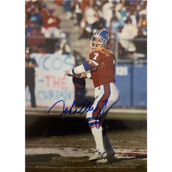 John Elway Signed Photograph