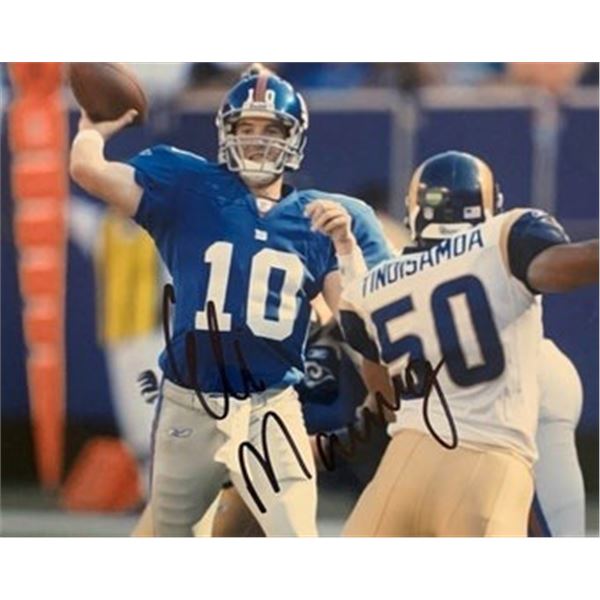 Eli Manning Signed Photograph