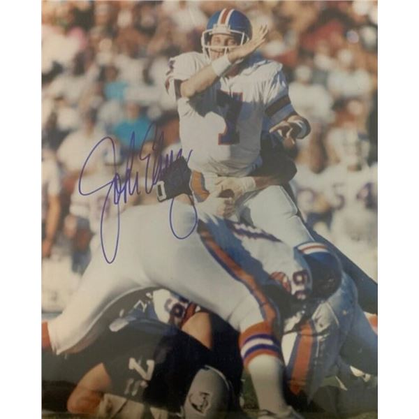 John Elway Signed Photograph