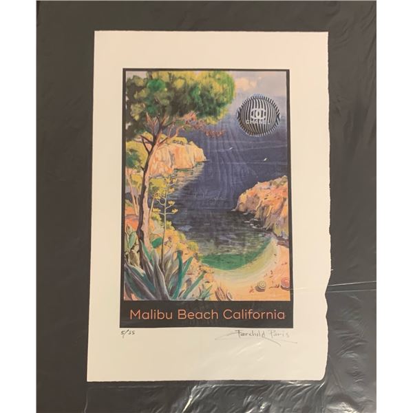 Limited Edition Malibu Beach California Chanel Fairchild Paris Collection Print