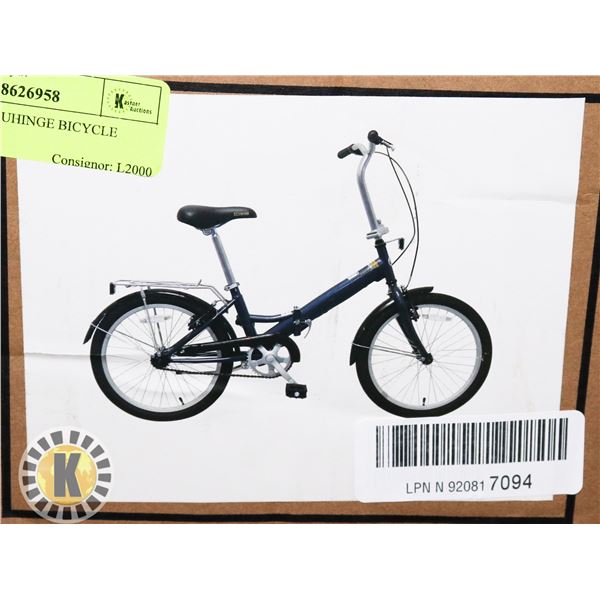 SCHWINN 20" UHINGE BICYCLE