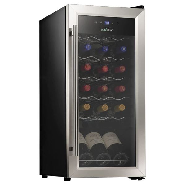 NUTRICHEF 18 BOTTLE WINE COOLER