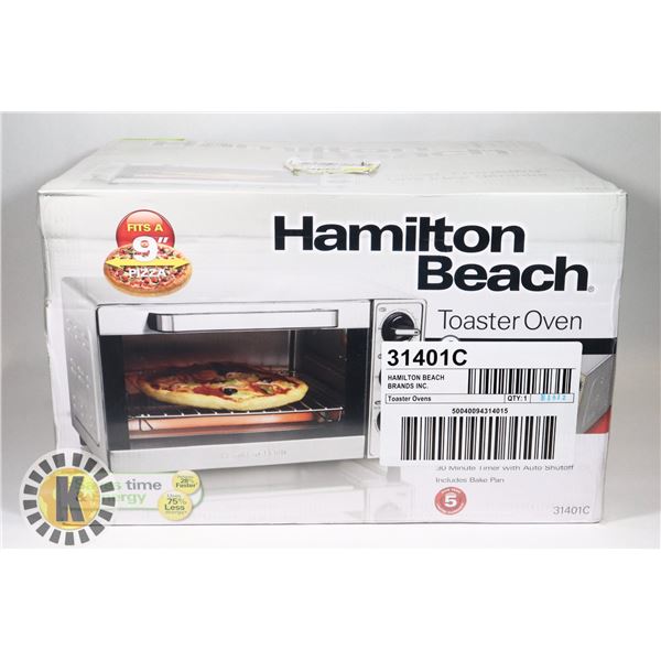 NEW HAMILTON BEACH TOASTER OVEN
