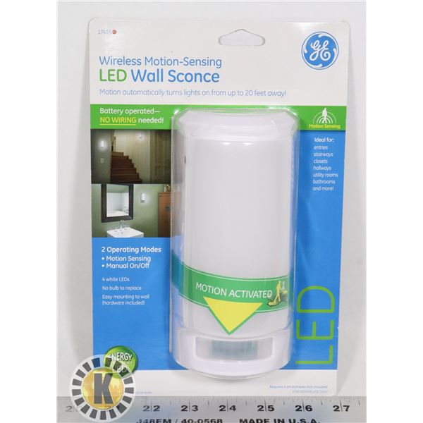 NEW WIRELESS MOTION SENSING LED WALL SCONCE