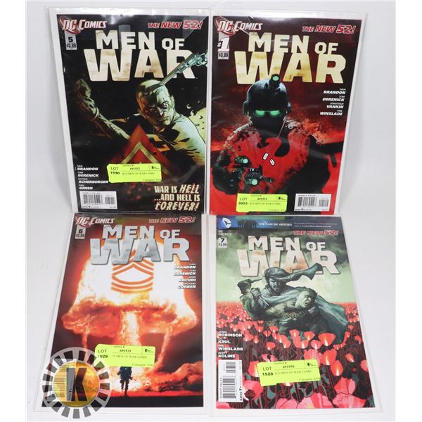 BUNDLE OF MEN OF WAR DC COMICS