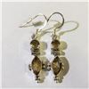 Image 1 : SILVER CITRINE EARRINGS (~WEIGHT 3.9G)