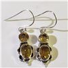 Image 1 : SILVER CITRINE EARRINGS