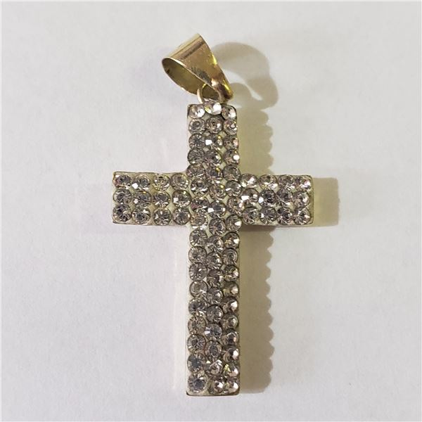 10K YELLOW GOLD CROSS PENDANT (~WEIGHT 1.3G)