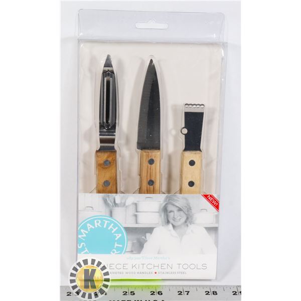 NEW 3PC MARTHA STEWART KITCHEN TOOL SET