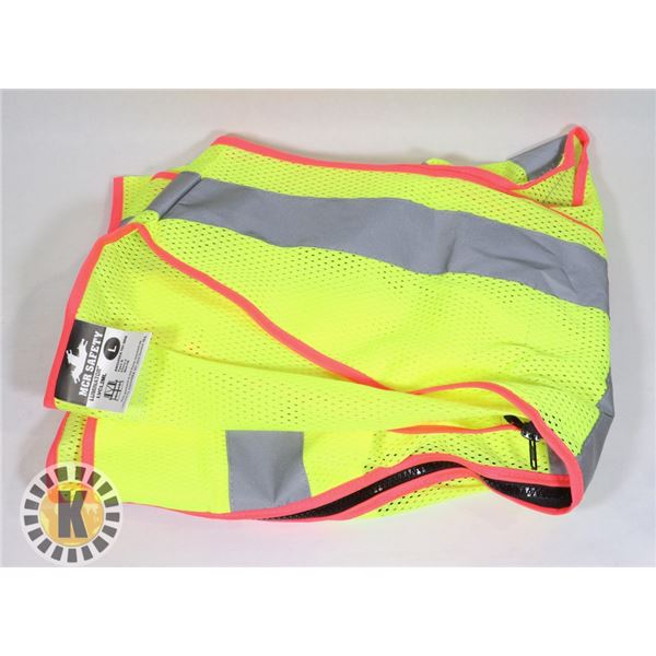 SIZE L SAFETY REFLECTIVE VEST