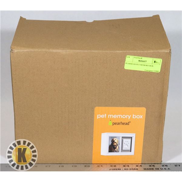 PEARHEAD PET MEMORY BOX