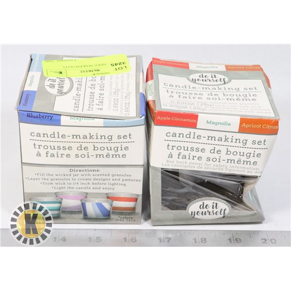 2 NEW CANDLE MAKING KITS