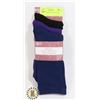 Image 1 : NEW 3PK WOMEN'S CREW SOCKS