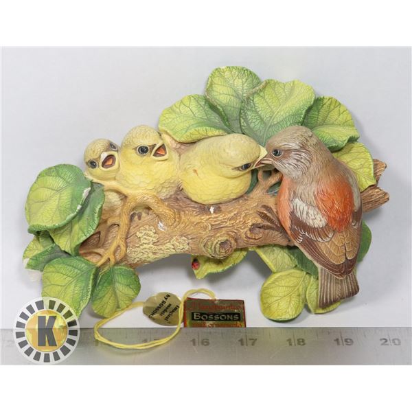 BOSSONS CONGLETON ENGLAND BIRD THEME WALL HANGING