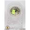 Image 1 : PRINCESS HOUSE CRYSTAL MANTLE CLOCK