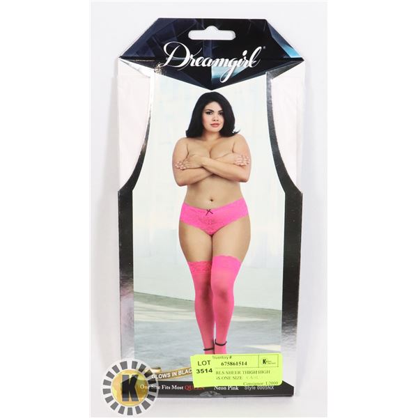 DREAMGIRLS SHEER THIGH HIGH STOCKINGS ONE SIZE QUEEN