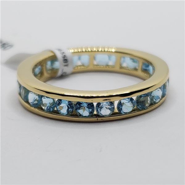 SILVER BLUE TOPAZ(2.4CT) RING