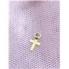 Image 1 : 14K YELLOW GOLD BABY CROSS 0.09G PENDANT